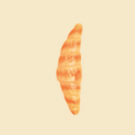 długopis croissant żelowy śmieszny