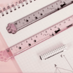 linijka 15 cm kocia łapka kawaii