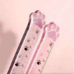 linijka 15 cm kocia łapka kawaii