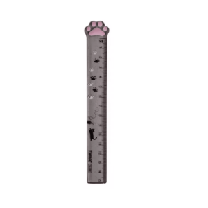 linijka 15 cm kocia łapka kawaii