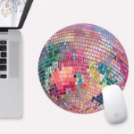 Podkładka pod mysz disco ball okrągła kolorowa