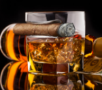 Szklanka na whisky i cygaro