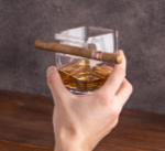 Szklanka na whisky i cygaro