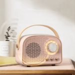 Retro głośnik bluetooth przenośny radio fm usb aux vintage
