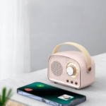 Retro głośnik bluetooth przenośny radio fm usb aux vintage