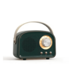 Retro głośnik bluetooth przenośny radio fm usb aux vintage