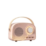 Retro głośnik bluetooth przenośny radio fm usb aux vintage
