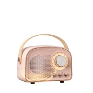 Retro głośnik bluetooth przenośny radio fm usb aux vintage