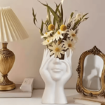 Stojak twarz pojemnik na pędzle i długopisy dekoracja pvc