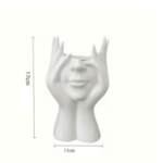 Stojak twarz pojemnik na pędzle i długopisy dekoracja pvc