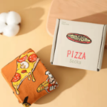 Skarpetki pizza w pudełku śmieszne prezent męskie damskie