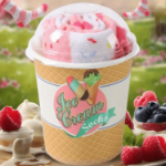 Skarpetki lody w kubeczku prezent śmieszne damskie 