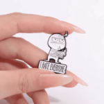 przypinka i hate everyone pin śmieszny emaliowany broszka