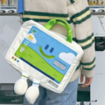 Torba laptop retro windows uśmiechnięta buźka haftowana