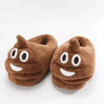 Kapcie pluszowe emoji kupka zimowe unisex 30–42