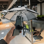 Mini parasolka na telefon z przyssawką przeciwsłoneczna