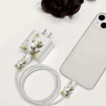 Etui ochronne kot na ładowarkę i kabel iPhone
