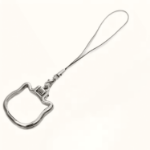 Smycz uchwyt kot metalowy stojak na telefon 3,9 cm