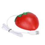 Mysz komputerowa 3D truskawka przewodowa USB optyczna