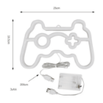 Neonowa lampka kontroler gier LED USB gaming