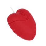 Mysz komputerowa serce czerwona USB 