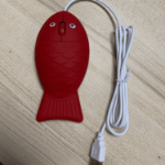 Mysz komputerowa ryba czerwona USB przewodowa