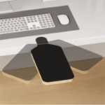 Regulowana podpórka biurkowa 3D – składany podłokietnik ergonomiczny