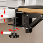 Regulowana podpórka biurkowa 3D – składany podłokietnik ergonomiczny