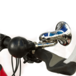 Retro klakson rowerowy z gruszką – metalowa trąbka rowerowa 18 cm