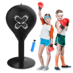 Biurkowy worek bokserski z przyssawką – mini punch ball antystresowy