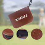 Zestaw akcesoriów golfowych w skórzanym etui – luksusowy prezent dla golfisty
