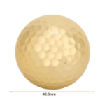 Złote piłki golfowe – zestaw 4 szt. premium dwuwarstwowe