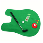 Zestaw Toilet Golf – mini golf do łazienki z matą i kijem
