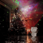 Projektor Astronauta Galaxy – lampka nocna z efektem gwiazd RGB