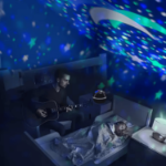 Projektor Gwiazd LED Retoo – obrotowa lampka nocna RGB dla dzieci