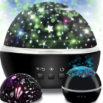 Projektor Gwiazd LED Retoo – obrotowa lampka nocna RGB dla dzieci