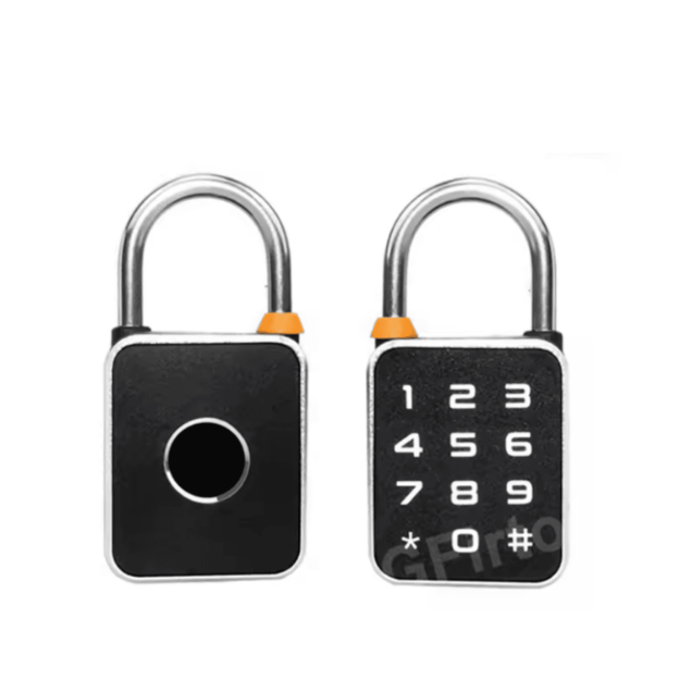 Kłódka biometryczna 3w1 Tuya – odcisk palca, PIN i Bluetooth