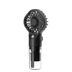 Mini wentylator z mgiełką wodną USB  CZARNY