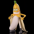 Figurka Banana Man – zabawna ozdoba z żywicy do domu lub biura