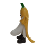 Figurka Banana Man – zabawna ozdoba z żywicy do domu lub biura