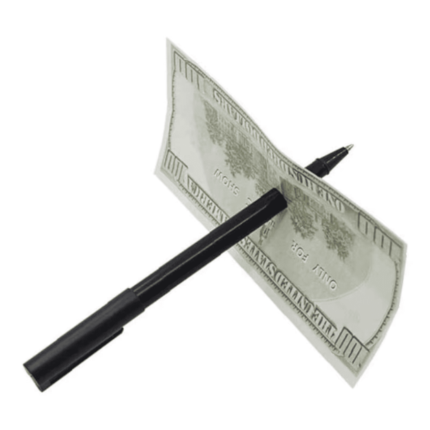Magiczny długopis Pen Through Bill – sztuczka z przenikaniem przez banknot