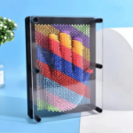 3D Pin Art Board – kolorowa tablica z igłami antystresowa