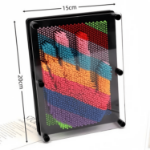 3D Pin Art Board – kolorowa tablica z igłami antystresowa