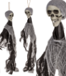 Dekoracja Wisząca Czaszka – Groza na Halloween i Mroczne Imprezy