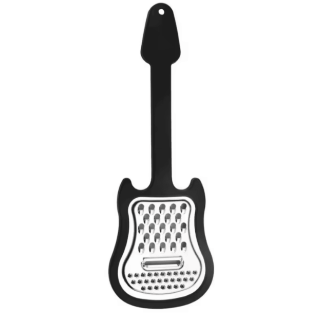 Tarka gitara ze stali nierdzewnej – kreatywna tarka do sera i warzyw z ergonomicznym uchwytem