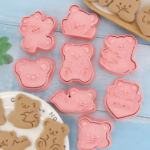 Foremki do ciastek misie 8 szt. – 3D foremki do ciastek w kształcie misiów