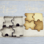 Foremki do ciastek puzzle 4 szt. – foremki ze stali nierdzewnej do ciastek 