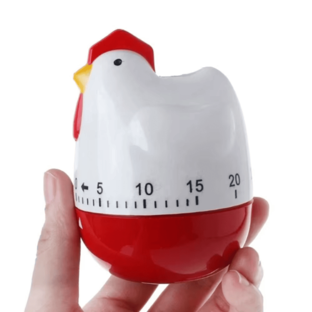 Minutnik kura 60 minut – kuchenny timer w kształcie kury
