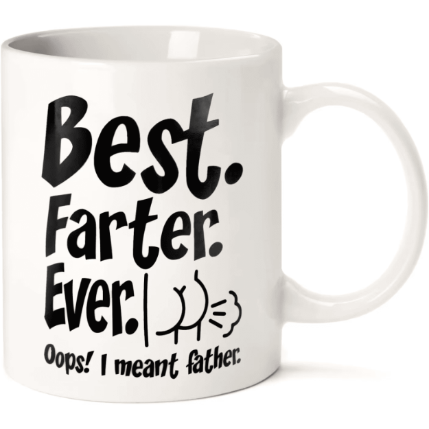 Kubek Best Farter Ever – śmieszny kubek dla taty na Dzień Ojca 310 ml