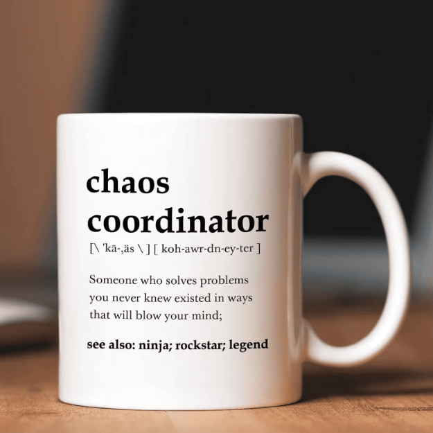 Kubek Chaos Coordinator – kubek dla szefa, mamy lub nauczyciela 350 ml